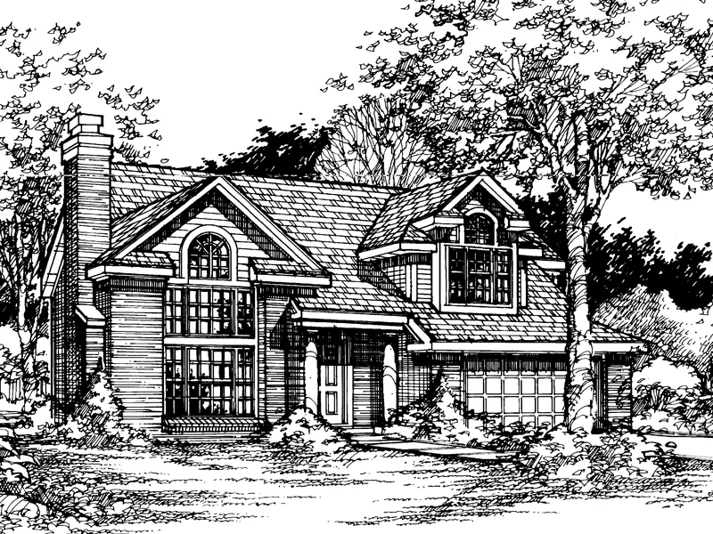 Traditional House Plan Front of Home - Impala Country Bungalow Home 072D-0512 - Search House Plans and More
