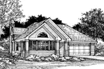 House Plan Front of Home 072D-0519