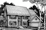 House Plan Front of Home 072D-0536