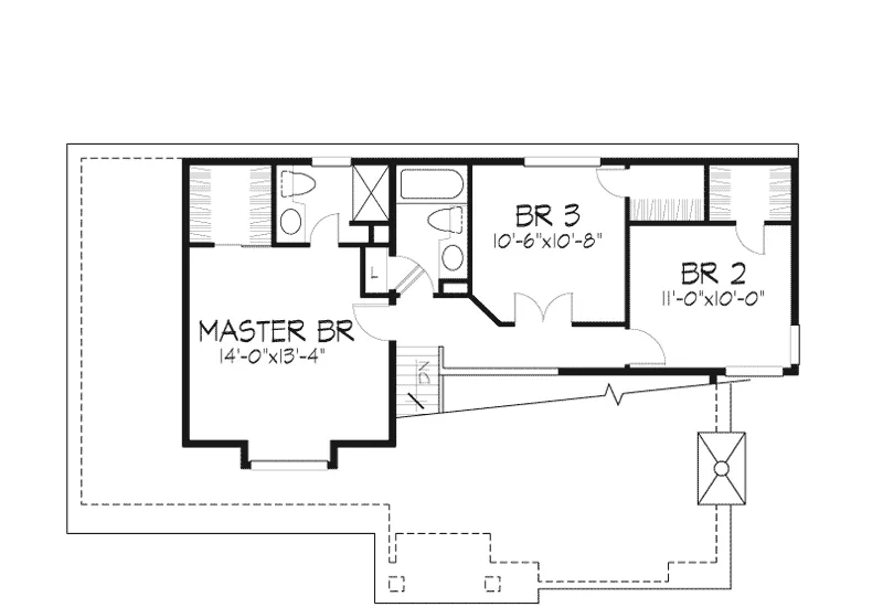Country House Plan Second Floor - Boneta Farm Country Home 072D-0542 - Search House Plans and More