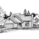 House Plan Front of Home 072D-0544