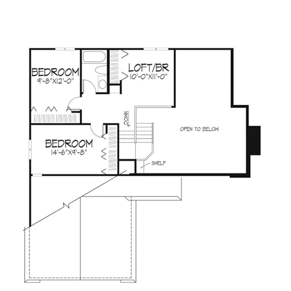 Neoclassical House Plan Second Floor - Danielle Traditional Home 072D-0546 - Search House Plans and More