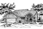 House Plan Front of Home 072D-0547