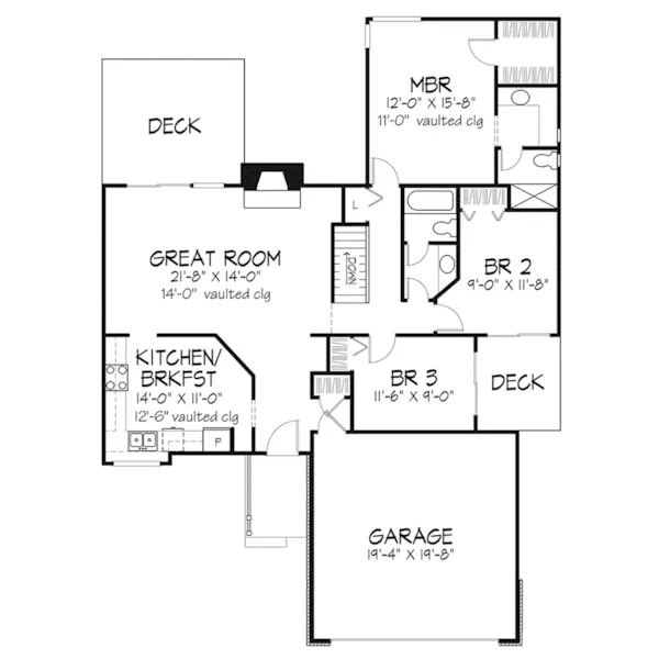 Shingle House Plan First Floor - Pedrotti Shingle Style Home 072D-0550 - Shop House Plans and More