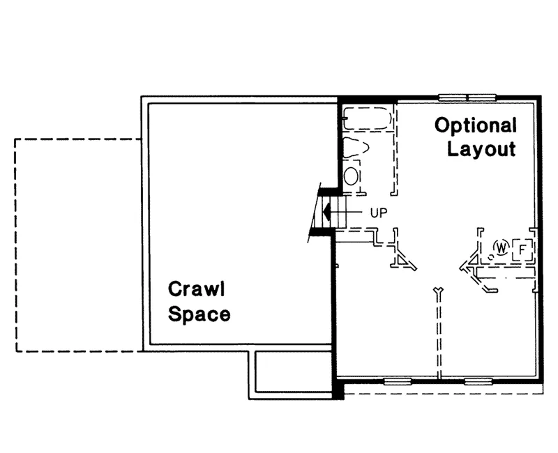 Vacation House Plan Lower Level Floor - Cedrica Narrow Lot Home 072D-0560 - Search House Plans and More