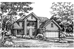 House Plan Front of Home 072D-0565