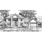 House Plan Front of Home 072D-0574