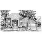 House Plan Front of Home 072D-0575