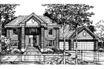 House Plan Front of Home 072D-0576