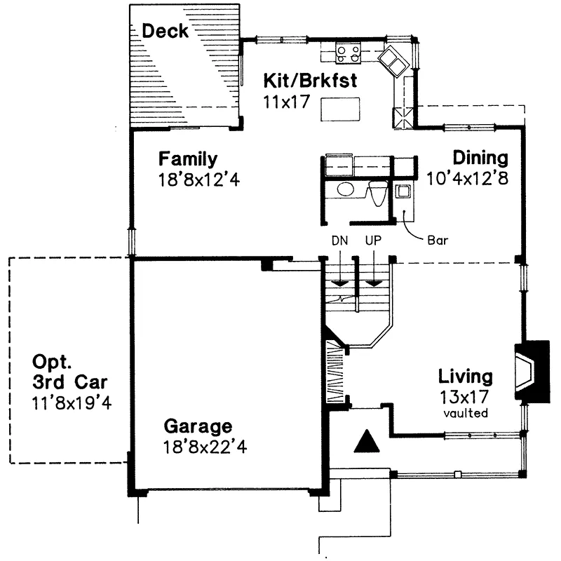 Shingle House Plan First Floor - Rainelle Shingle Style Home 072D-0581 - Shop House Plans and More