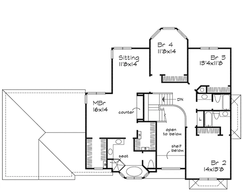 Country House Plan Second Floor - Westmont Luxury Home 072D-0591 - Shop House Plans and More