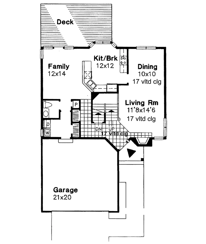 Country House Plan First Floor - Vinemont Rustic Home 072D-0599 - Shop House Plans and More
