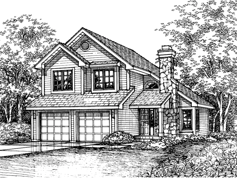 Southern House Plan Front of Home - Vinemont Rustic Home 072D-0599 - Shop House Plans and More