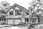 Traditional House Plan Front of Home - Vinemont Rustic Home 072D-0599 - Shop House Plans and More