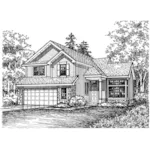 Neoclassical House Plan Front of Home - Balsam Lake Traditional Home 072D-0602 - Search House Plans and More