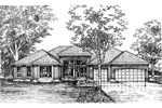 Country House Plan Front of Home - Collier Bluff Luxury Home 072D-0605 - Search House Plans and More
