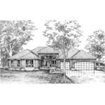 Sunbelt House Plan Front of Home - Collier Bluff Luxury Home 072D-0605 - Search House Plans and More