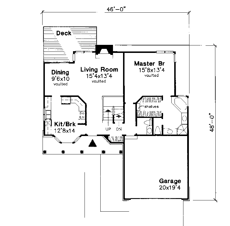 Traditional House Plan First Floor - Honeytree Country Farmhouse 072D-0610 - Search House Plans and More