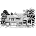 Country House Plan Front of Home - Gilmore Place Craftsman Home 072D-0626 - Search House Plans and More