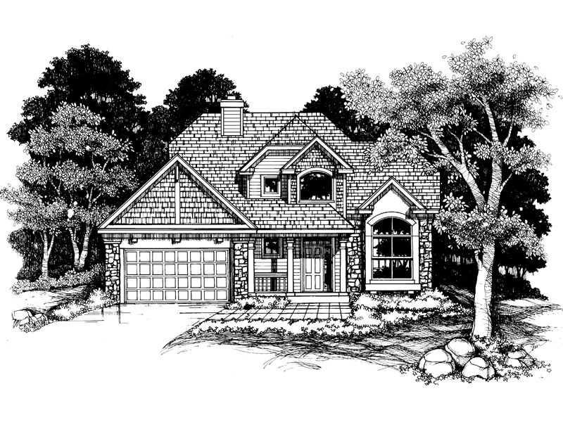 Southern House Plan Front of Home - Niccolo Southern Victorian Home 072D-0630 - Shop House Plans and More