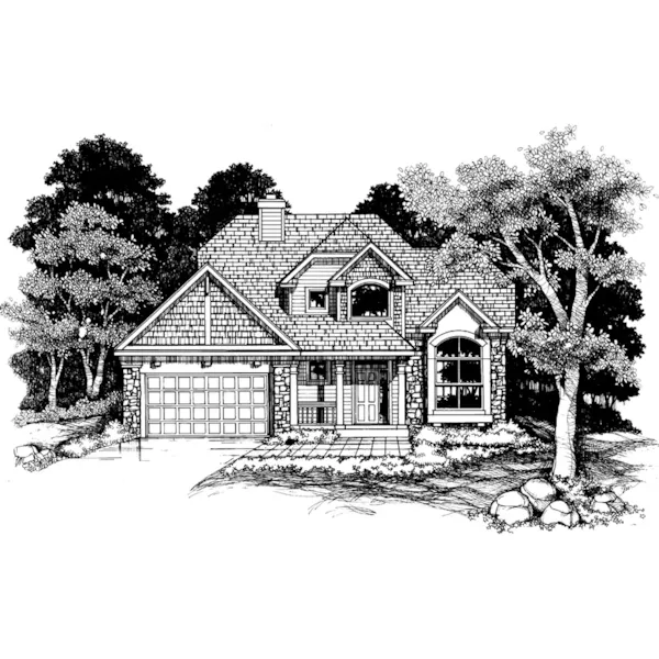 Southern House Plan Front of Home - Niccolo Southern Victorian Home 072D-0630 - Shop House Plans and More