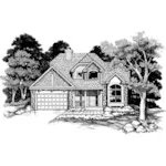 Southern House Plan Front of Home - Niccolo Southern Victorian Home 072D-0630 - Shop House Plans and More