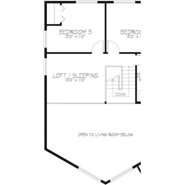 Traditional House Plan Second Floor - Oak Springs Country Home 072D-0637 - Shop House Plans and More