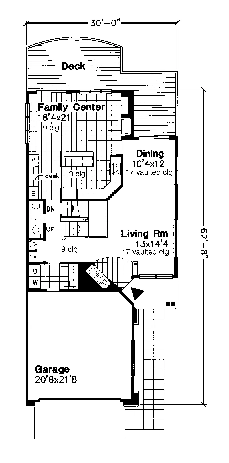Traditional House Plan First Floor - Cardareva Traditional Home 072D-0638 - Search House Plans and More