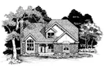 Traditional House Plan Front of Home - Maya Luxury Home 072D-0640 - Shop House Plans and More