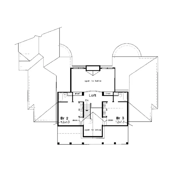 Luxury House Plan Second Floor - Aversa Country Luxury Home 072D-0642 - Search House Plans and More