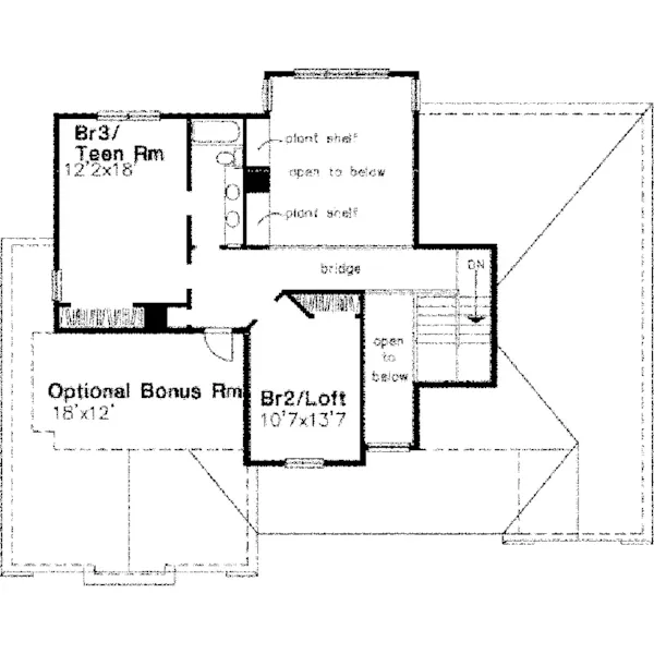 Farmhouse Plan Second Floor - Elkington Country Home 072D-0648 - Search House Plans and More