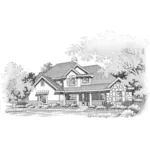 Farmhouse Plan Front of Home - Elkington Country Home 072D-0648 - Search House Plans and More