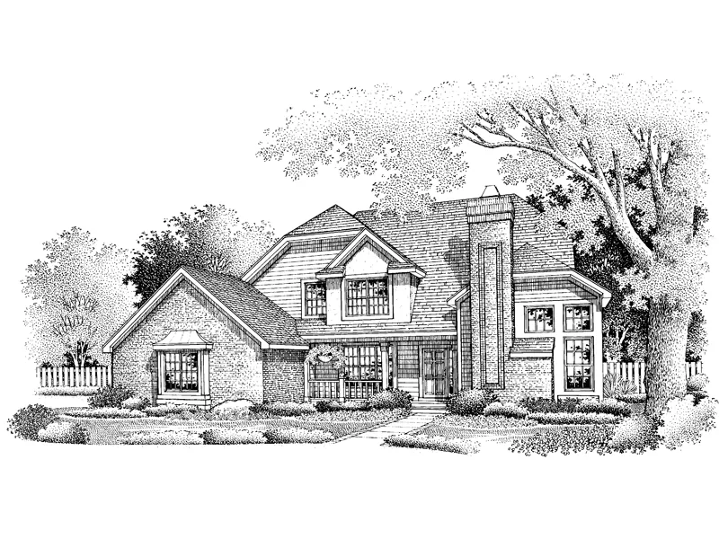 Farmhouse Plan Front of Home - Kaiser Hill Luxury Country Home 072D-0649 - Search House Plans and More
