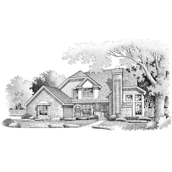 Modern House Plan Front of Home - Kaiser Hill Luxury Country Home 072D-0649 - Search House Plans and More