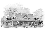 Country House Plan Front of Home - Marquand Country Home 072D-0650 - Shop House Plans and More
