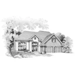 Country House Plan Front of Home - Apple Creek Country Home 072D-0652 - Search House Plans and More