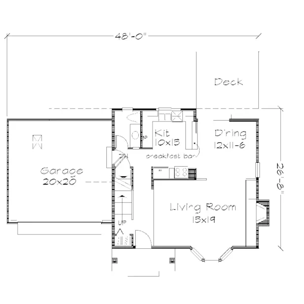 Southern House Plan First Floor - Merribrook Hill Colonial Home 072D-0660 - Shop House Plans and More