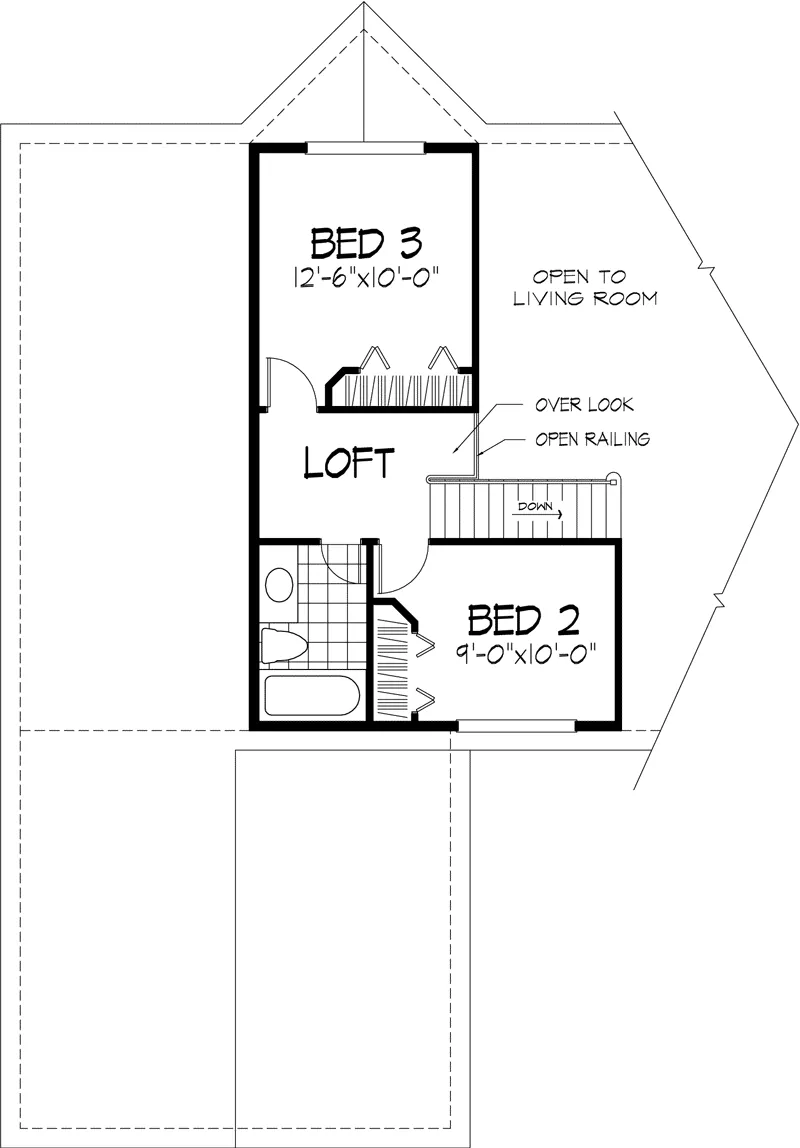 European House Plan Second Floor - Nova European Home 072D-0669 - Shop House Plans and More