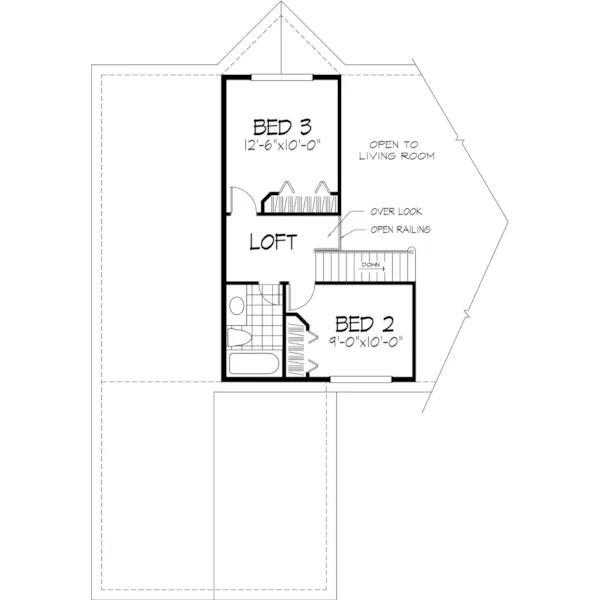 Southern House Plan Second Floor - Nova European Home 072D-0669 - Shop House Plans and More