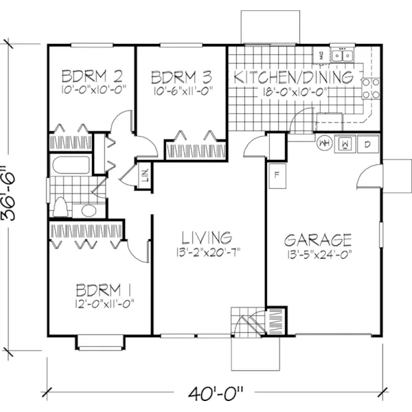 Country House Plan First Floor - Faulkner Spring Country Home 072D-0687 - Search House Plans and More