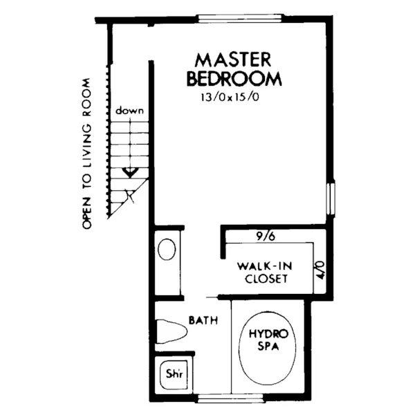 Traditional House Plan Second Floor - Eason Traditional Country Home 072D-0702 - Search House Plans and More