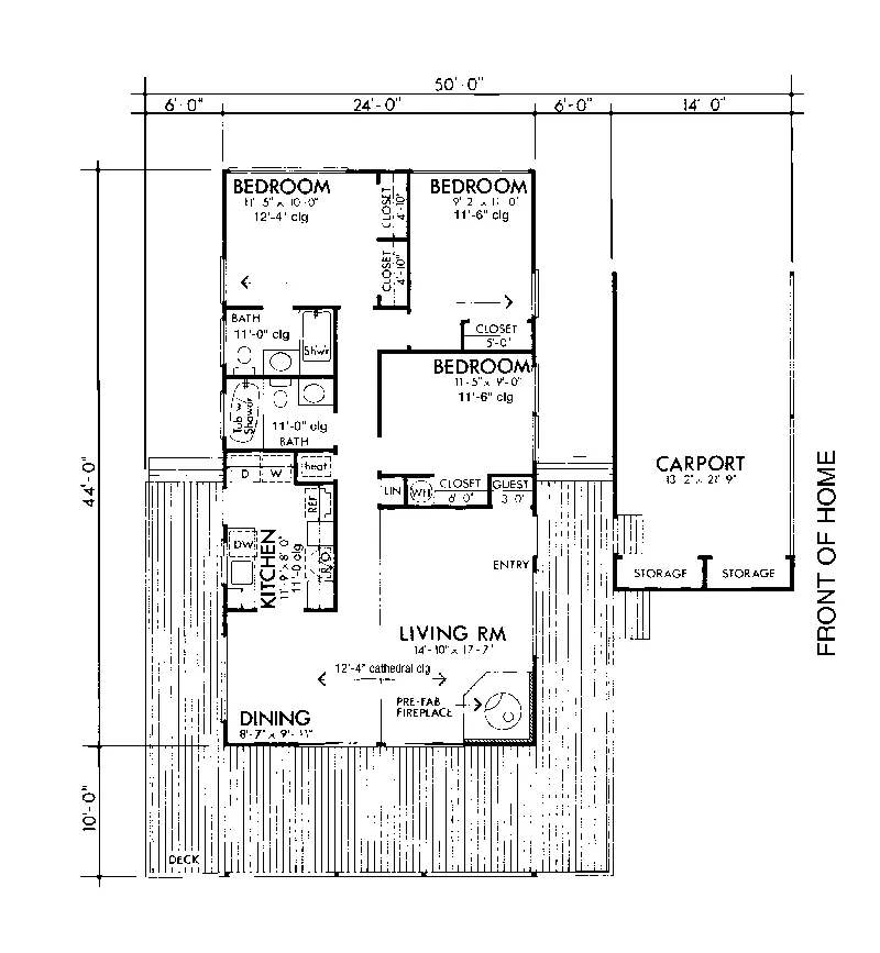 Southern House Plan First Floor - Florland Lake Home 072D-0705 - Search House Plans and More