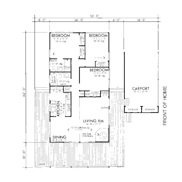 Contemporary House Plan First Floor - Florland Lake Home 072D-0705 - Search House Plans and More