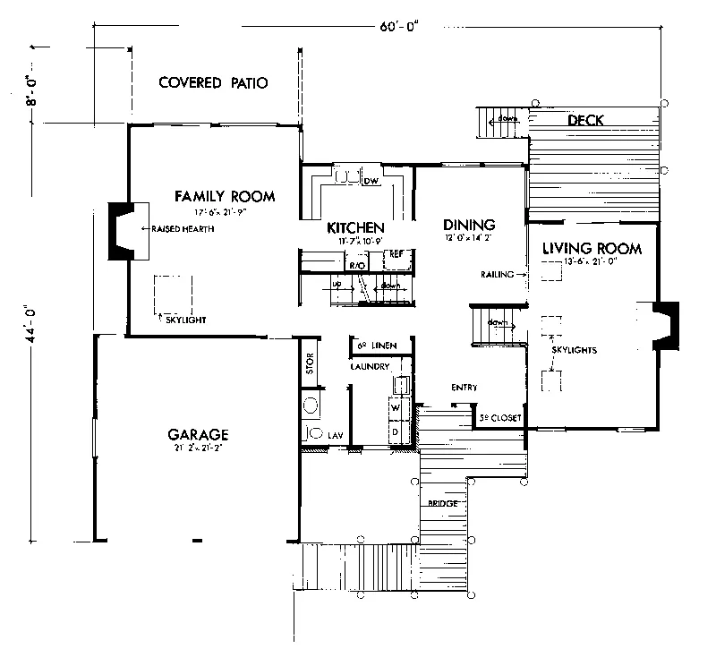 Mountain House Plan First Floor - Red Rock Rustic Mountain Home 072D-0714 - Shop House Plans and More