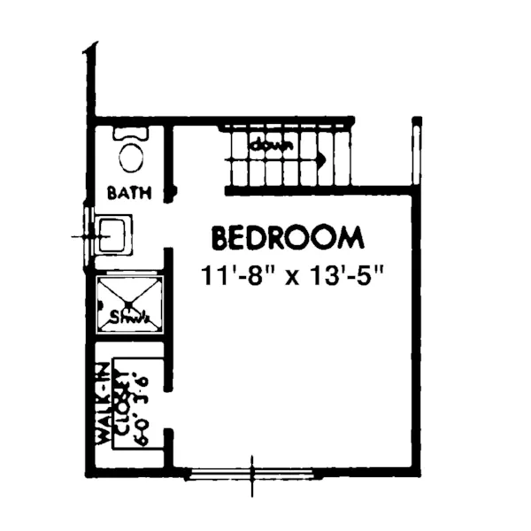 Modern House Plan Second Floor - Autumn Ridge Rustic Home 072D-0719 - Search House Plans and More