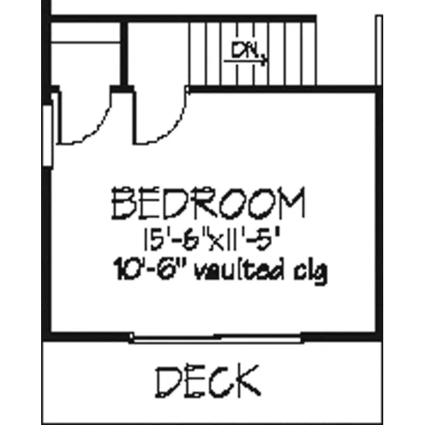 Mountain House Plan Second Floor - Pueblo Canyon Mountain Retreat 072D-0720 - Shop House Plans and More