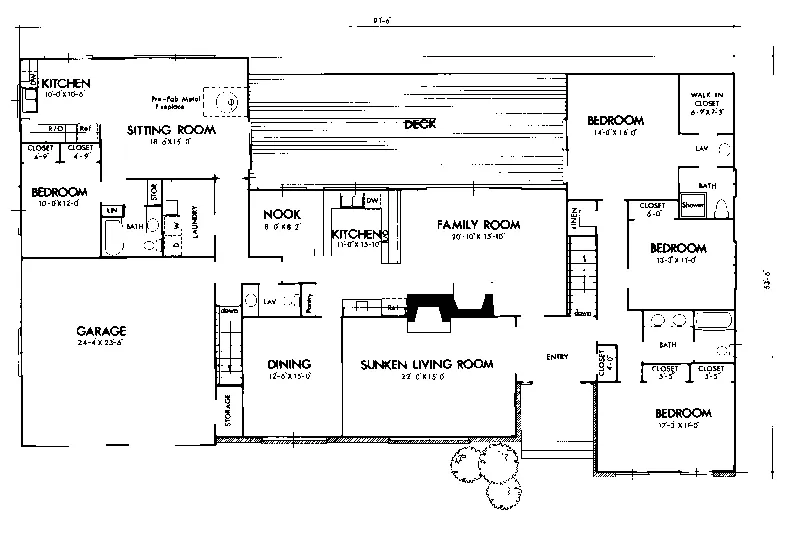 Luxury House Plan First Floor - Dodge Hollow Ranch Home 072D-0722 - Search House Plans and More