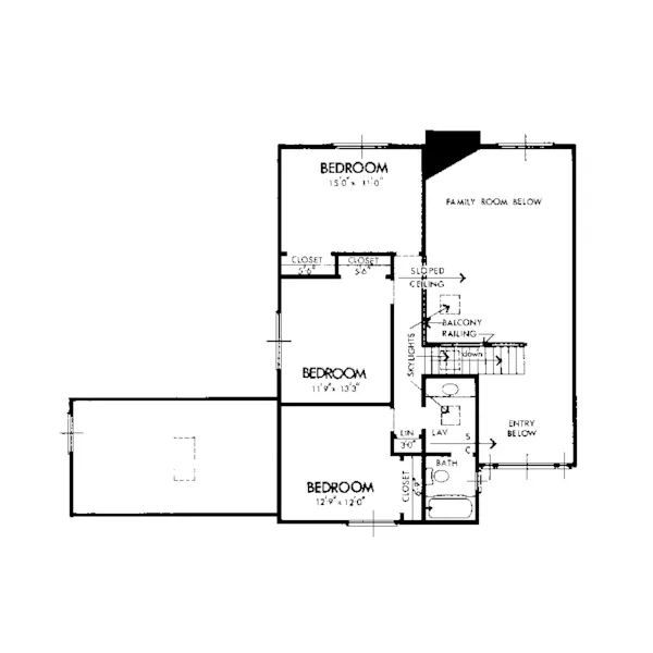 Mediterranean House Plan Second Floor - Falls Hollow Spanish Luxury Home 072D-0728 - Search House Plans and More