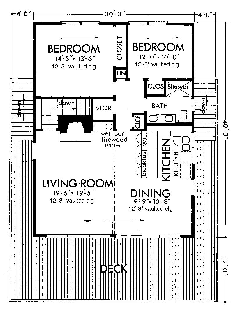 Country House Plan First Floor - Montreal Bend Cottage Home 072D-0750 - Shop House Plans and More