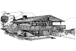 Country House Plan Front of Home - Montreal Bend Cottage Home 072D-0750 - Shop House Plans and More